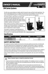 Little Giant SPK-8CIA-1A Manual Del Propietário