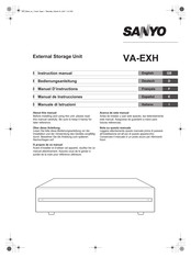 Sanyo VA-EXH Manual De Instrucciones