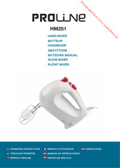 Proline HM251 Manual De Instrucciones