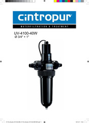 Cintropur UV-4100-40W Manual Del Usuario