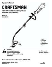 Craftsman WEEDWACKER 316.790130 Manual Del Usuario