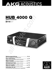 AKG Acoustics HUB 4000 Q Manual Del Usuario