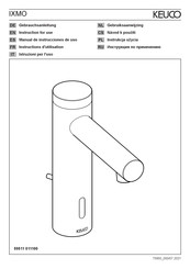 KEUCO IXMO Manual De Instrucciones De Uso