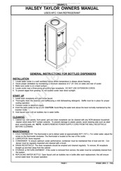 Halsey Taylor GBVAKC C Manual Del Propietário