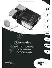 Triax TDH 700 Guia Del Usuario