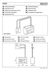 KEUCO IXMO Manual De Instrucciones De Uso