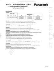 Panasonic S-36PY2E5A Instrucciones De Instalación