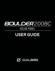 GOAL ZERO BOULDER 5200BC Guia Del Usuario