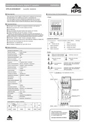 KPS 350200165 Manual De Instrucciones