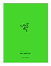 Razer KAIRA X Manual De Instrucciones