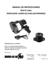 Bird-X Laser Manual De Instrucciones