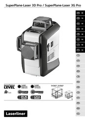 LaserLiner SuperPlane-Laser 3G Pro Manual Del Usuario