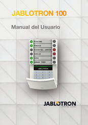 jablotron 100 Manual Del Usuario