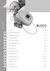 Ardo CARUM Instrucciones De Uso