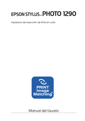 Epson Stylus Photo 1290 Manual De Usuario