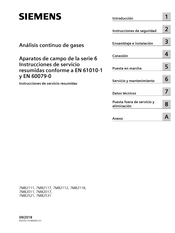 Siemens 7MB2112 Instrucciones De Servicio