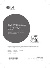 Lg UB85 Serie Manual Del Usuario