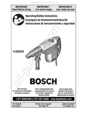 Bosch 11263EVS Instrucciones De Funcionamiento Y Seguridad