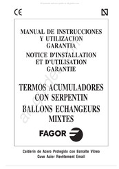 Fagor BALLONSR Manual De Instrucciones