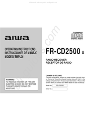 Aiwa FR-CD2500 U Instrucciones De Manejo