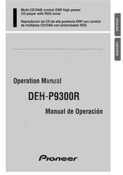 Pioneer DEH-P9300R Manual De Operación