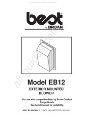 Broan Best EB12 Manual Del Usuario