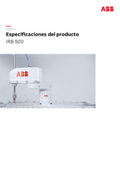 ABB IRB 920 Serie Manual Del Usuario