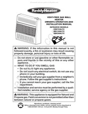 SUREHEAT ReddyHeater IWH16NLTC Manual De Funcionamiento E Instalacion Del Propietario