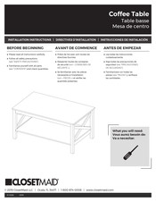 ClosetMaid 01-10282 Instrucciones De Instalación