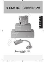 Belkin ExpandView CAT5 Guía De Instalación Rápida