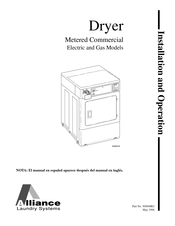 Alliance Laundry Systems 505048R2 Manual De Instalación Y Operación
