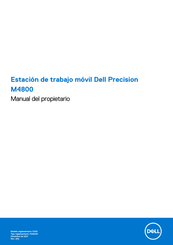Dell Precision M4800 Manual Del Propietário