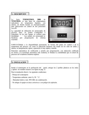 VENETROL TERMOTROL 2000 Serie Manual Del Usuario