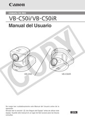 Canon VB-C50i Manual Del Usuario