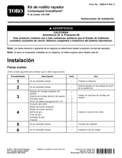 Toro 133-1436 Instrucciones De Instalación