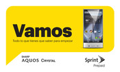 Sprint AQUOS Crystal Guía Para Comienzo Rápido