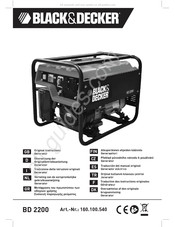 Black and Decker BD 2200 Traducción Del Manual Original