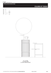 Porcelanosa l'ac YONOH COLUMN Instrucciones De Instalación