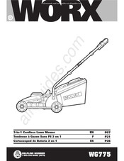 Worx WG775 Manual Del Usuario