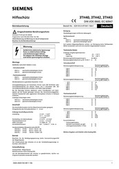 Siemens 3TH40 Instrucciones De Servicio