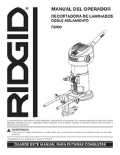 RIDGID R2400 Manual Del Operador