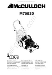 McCulloch M7053D Manual De Las Instrucciones