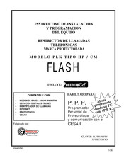 Protectolada PLK FLASH Instructivo De Instalación Y Programación