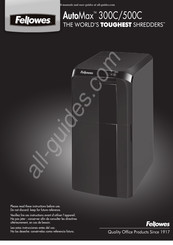 Fellowes AutoMax 300C Manual Del Usuario