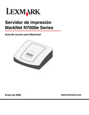 Lexmark MarkNet N7000e Serie Guia Del Usuario