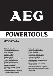 Aeg MBS 30 Turbo Manual Original