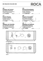 Roca CC-142 Instrucciones De Funcionamiento, Limpieza Y Mantenimiento Para El Usuario