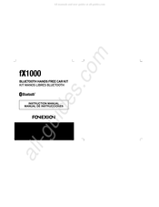 Fonexion fx1000 Manual De Instrucciones