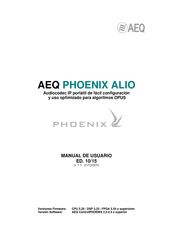 AEQ PHOENIX ALIO Manual De Usuario