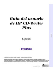 HP CD-Writer Plus Guia Del Usuario